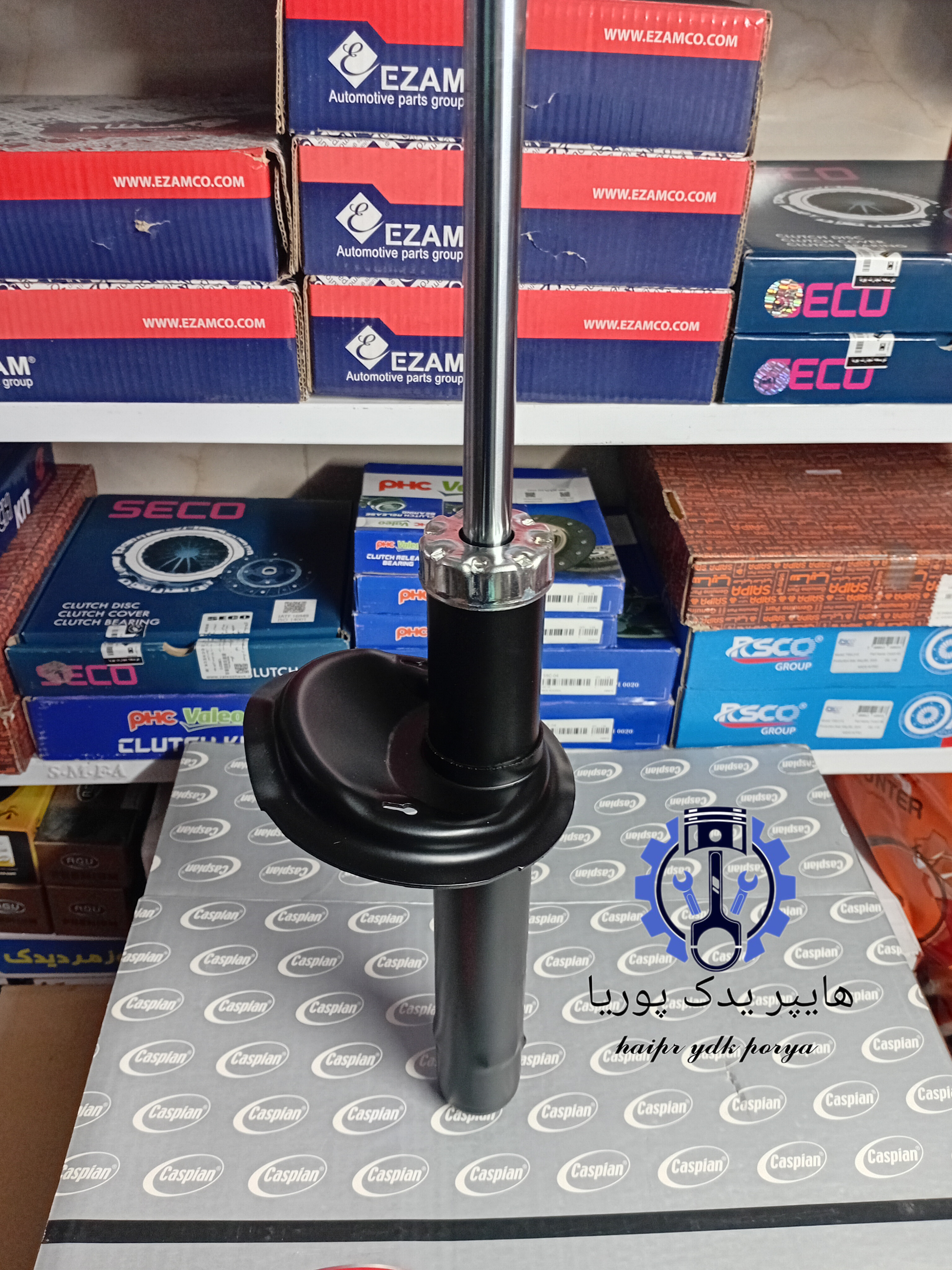 کمک فنر جلو گازی چپ سمند_سورن_دنا_شرکتی اصل با گارانتی یک سال بی قید و شرط اورجینال ایساکو